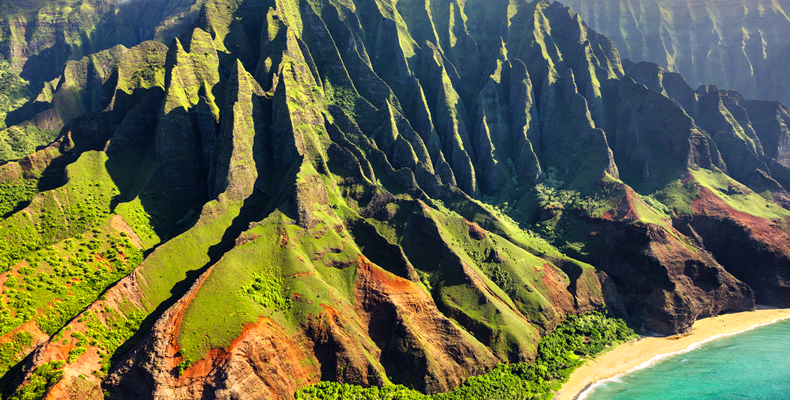 タヒチ島は自然豊かな環境